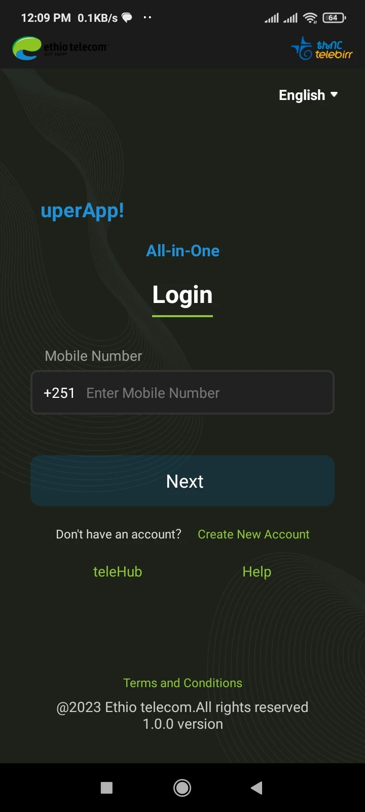 Screenshot Of Telebirr Download